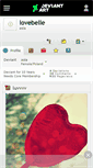 Mobile Screenshot of lovebelle.deviantart.com