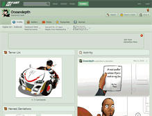 Tablet Screenshot of oceandepth.deviantart.com