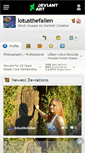 Mobile Screenshot of lotusthefallen.deviantart.com