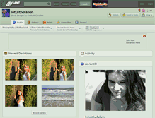 Tablet Screenshot of lotusthefallen.deviantart.com