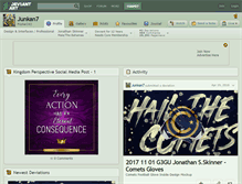 Tablet Screenshot of junkan7.deviantart.com
