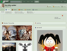 Tablet Screenshot of itzy-bitzy-spider.deviantart.com