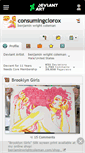 Mobile Screenshot of consumingclorox.deviantart.com
