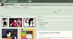 Desktop Screenshot of michellecreations.deviantart.com