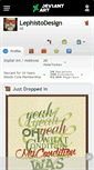 Mobile Screenshot of lephistodesign.deviantart.com