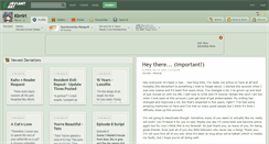 Desktop Screenshot of kirriri.deviantart.com