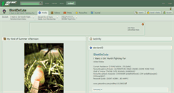 Desktop Screenshot of idontdocute.deviantart.com