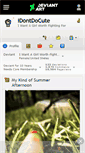 Mobile Screenshot of idontdocute.deviantart.com