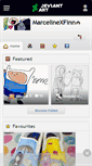 Mobile Screenshot of marcelinexfinn.deviantart.com