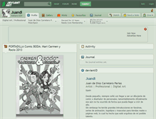 Tablet Screenshot of juandi.deviantart.com