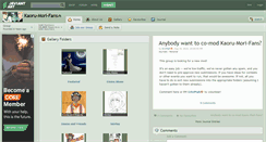 Desktop Screenshot of kaoru-mori-fans.deviantart.com