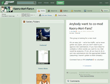 Tablet Screenshot of kaoru-mori-fans.deviantart.com