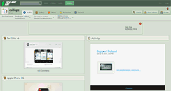 Desktop Screenshot of caliiope.deviantart.com