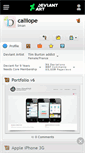 Mobile Screenshot of caliiope.deviantart.com