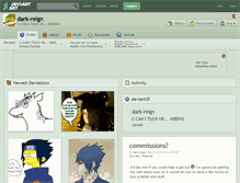Tablet Screenshot of dark-reign.deviantart.com