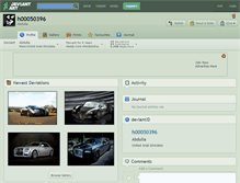 Tablet Screenshot of h00050396.deviantart.com