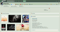 Desktop Screenshot of orton31291.deviantart.com