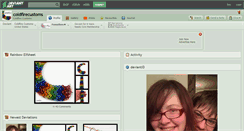 Desktop Screenshot of coldfirecustoms.deviantart.com