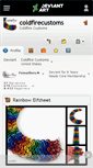 Mobile Screenshot of coldfirecustoms.deviantart.com
