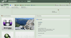 Desktop Screenshot of maniaco.deviantart.com