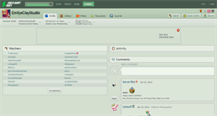 Desktop Screenshot of emilysclaystudio.deviantart.com