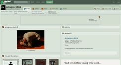 Desktop Screenshot of antognow-stock.deviantart.com