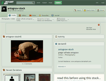 Tablet Screenshot of antognow-stock.deviantart.com