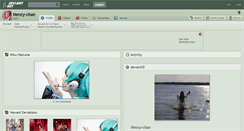 Desktop Screenshot of nency-chan.deviantart.com