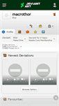 Mobile Screenshot of macrothor.deviantart.com
