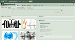 Desktop Screenshot of nakedweightlifting.deviantart.com