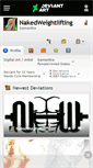 Mobile Screenshot of nakedweightlifting.deviantart.com
