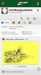 Mobile Screenshot of michikosakurahime.deviantart.com