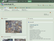 Tablet Screenshot of cinderella-girl-90.deviantart.com