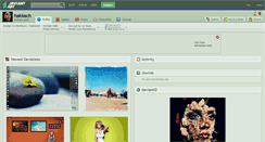 Desktop Screenshot of hakkach.deviantart.com
