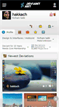 Mobile Screenshot of hakkach.deviantart.com