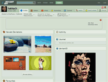 Tablet Screenshot of hakkach.deviantart.com