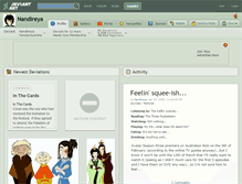 Tablet Screenshot of nandireya.deviantart.com