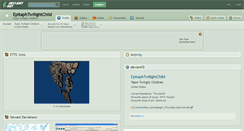 Desktop Screenshot of epitaphtwilightchild.deviantart.com
