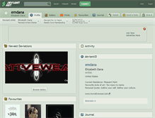 Tablet Screenshot of emdana.deviantart.com