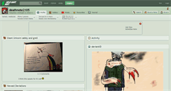 Desktop Screenshot of deathnote2105.deviantart.com