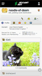 Mobile Screenshot of noodle-of-doom.deviantart.com
