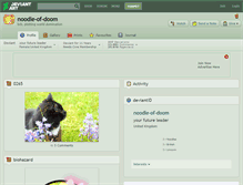 Tablet Screenshot of noodle-of-doom.deviantart.com