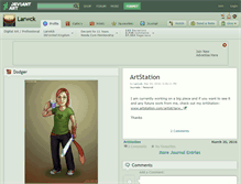 Tablet Screenshot of larwck.deviantart.com