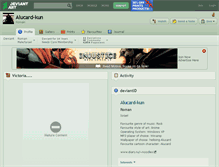 Tablet Screenshot of alucard-kun.deviantart.com