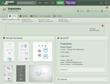 Tablet Screenshot of khaled4des.deviantart.com