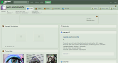Desktop Screenshot of nacre-and-concrete.deviantart.com