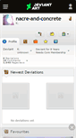 Mobile Screenshot of nacre-and-concrete.deviantart.com