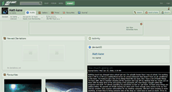 Desktop Screenshot of matt-kane.deviantart.com