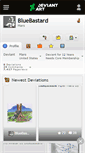 Mobile Screenshot of bluebastard.deviantart.com