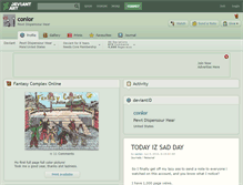 Tablet Screenshot of conlor.deviantart.com